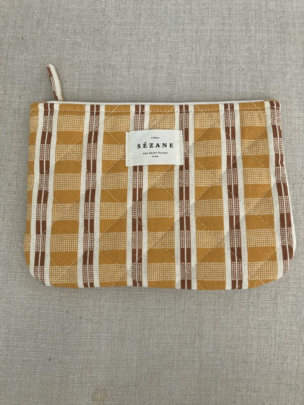 New Sezane Quilted Pouch